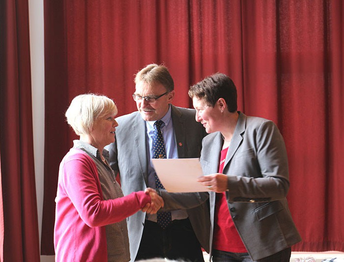 Dr. Sabine Bachmann als langjähriges Vorstandsmitglied inzwischen 30 Jahre Mitglied im Verband