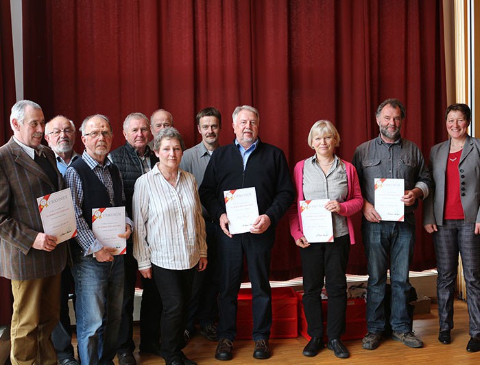 Zahlreiche Mitglieder konnten für ihre 30-jährige Mitgliedschaft im VPPH geehrt werden