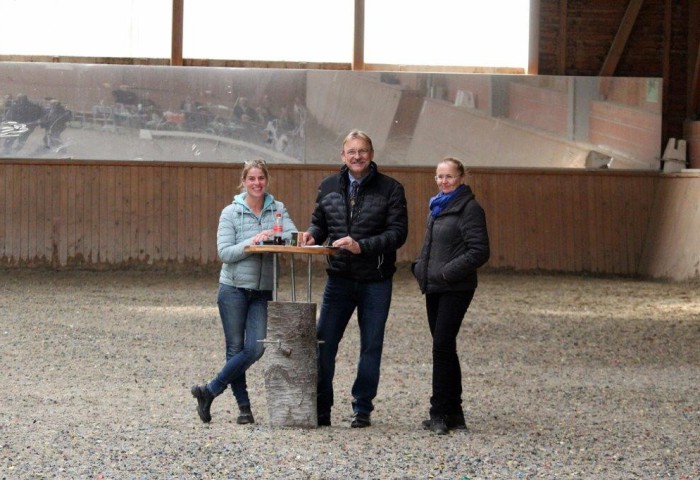 Bettina Auerbach und die beiden Richter Jeanette Eckert und Klaus Biedenkopf äußerten sich sehr zufrieden über den reibungslosen Ablauf